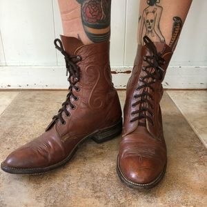 HONDO boots Texas cowgirl vintage